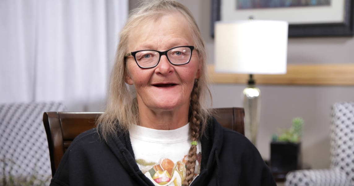 Donna the dental implant patient in Pocatello, ID